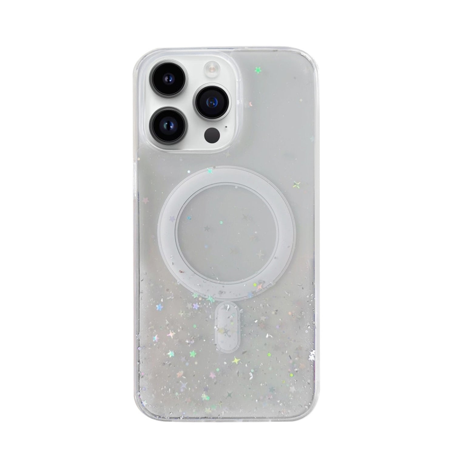 iPhone 15 Pro Max Luxury Sparkly Cover for , Clear Shockproof Silicone Bumper Case