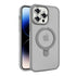 iPhone 15 Pro Max Magsafe with Stand Translucent Back Slim Protective Phone Case Comes with Same Color Lens Film