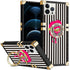 iPhone 14 Pro TPU Luxury Blue Stripe Fashion Case with Kickstand