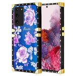 TPU Blue Light Effect Luxury Small Rose Fashion Case for Samsung Galaxy S20