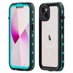 Apple iPhone 14/13 (6.1") 360 Full Protective Waterproof Case with Built-in Screen Fingerprint Protector