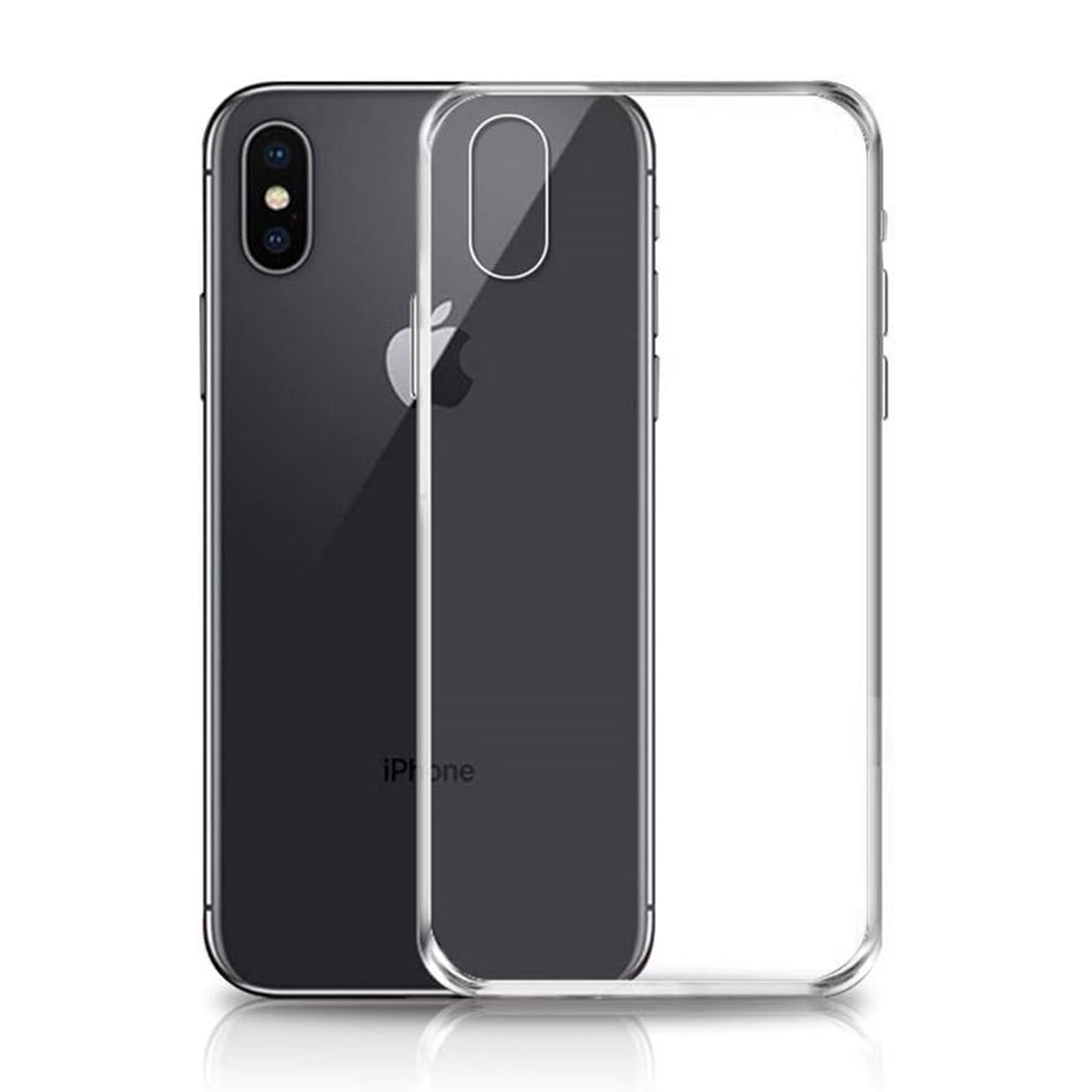 Transparent  Clear Soft TPU Cover Case for iPhone Xs Max(6.5")