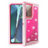 Transparent Floating Glitter Heavy Duty Case Compatible with Samsung Galaxy Note 20