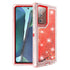 Transparent Floating Glitter Heavy Duty Case Compatible with Samsung Galaxy Note 20