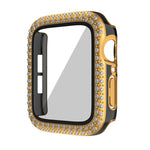 38mm 2 in 1 Diamond Bumper Case with Screen Protector for Apple Watch 6/5/4/3/2/1