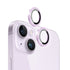 iPhone 14 Plus Lens Protective Metal Ring with Tempered Glass