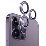 iPhone 14 Pro Lens Protective Metal Ring with Tempered Glass