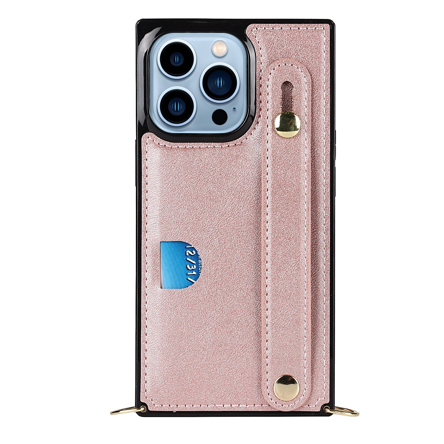 Fashion Leather Case with 1 Credit Card Slots for iPhone 12 Pro Max (6.7")