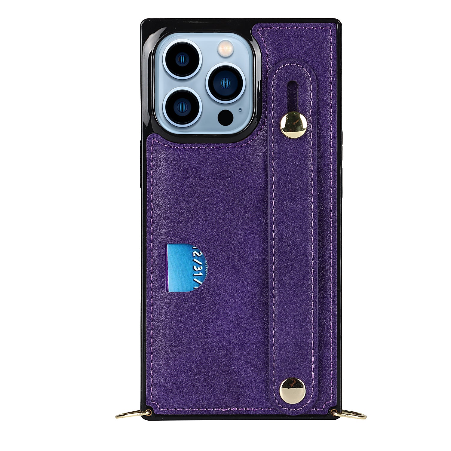 Fashion Leather Case with 1 Credit Card Slots for iPhone 12 Pro Max (6.7")