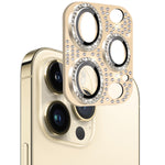 iPhone 14 Pro Max Colorful crystal diamond Camera Lens case toughened glass  aluminum all-in-one lens screen cover