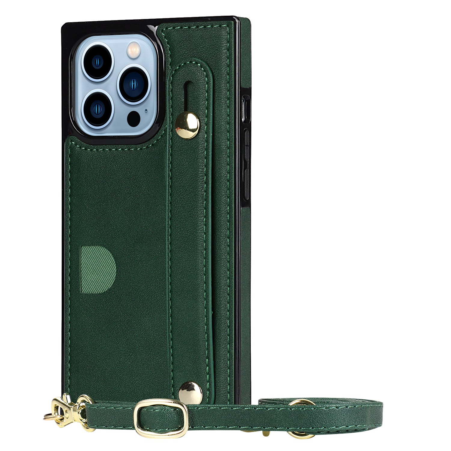 Fashion Leather Case with 1 Credit Card Slots for iPhone 12 Pro Max (6.7")