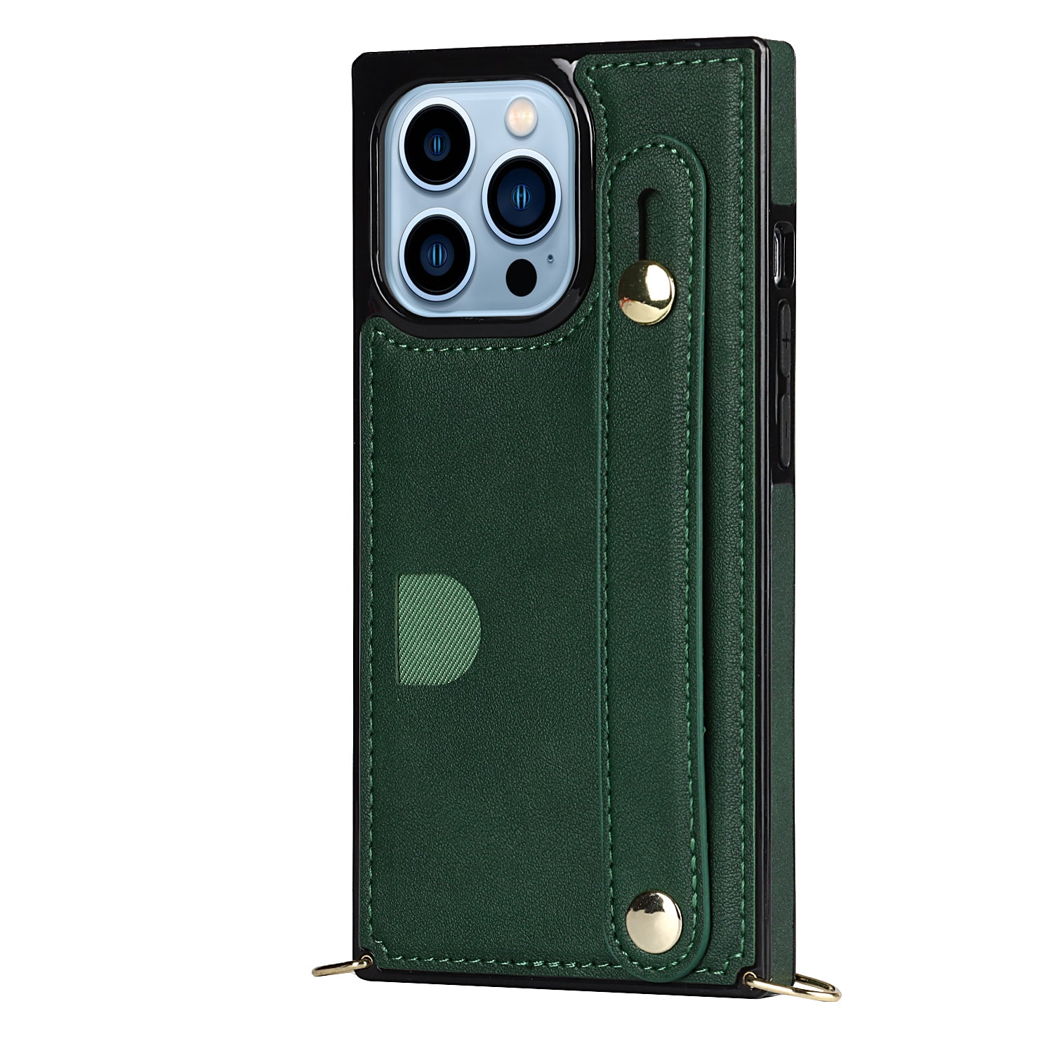 Fashion Leather Case with 1 Credit Card Slots for iPhone 13 Pro Max(6.7")