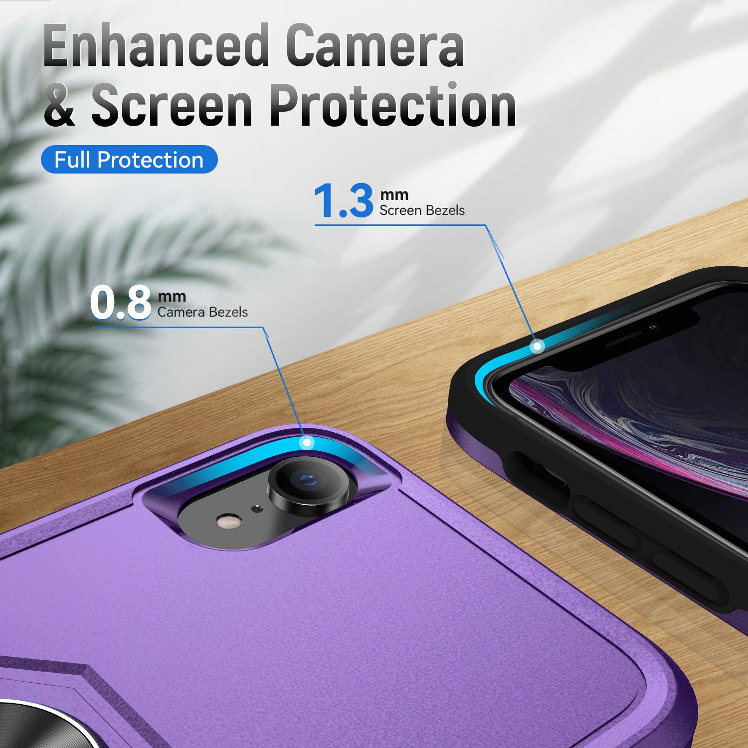 iPhone 6/7/8 Plus Kickstand fully protected heavy-duty shockproof case