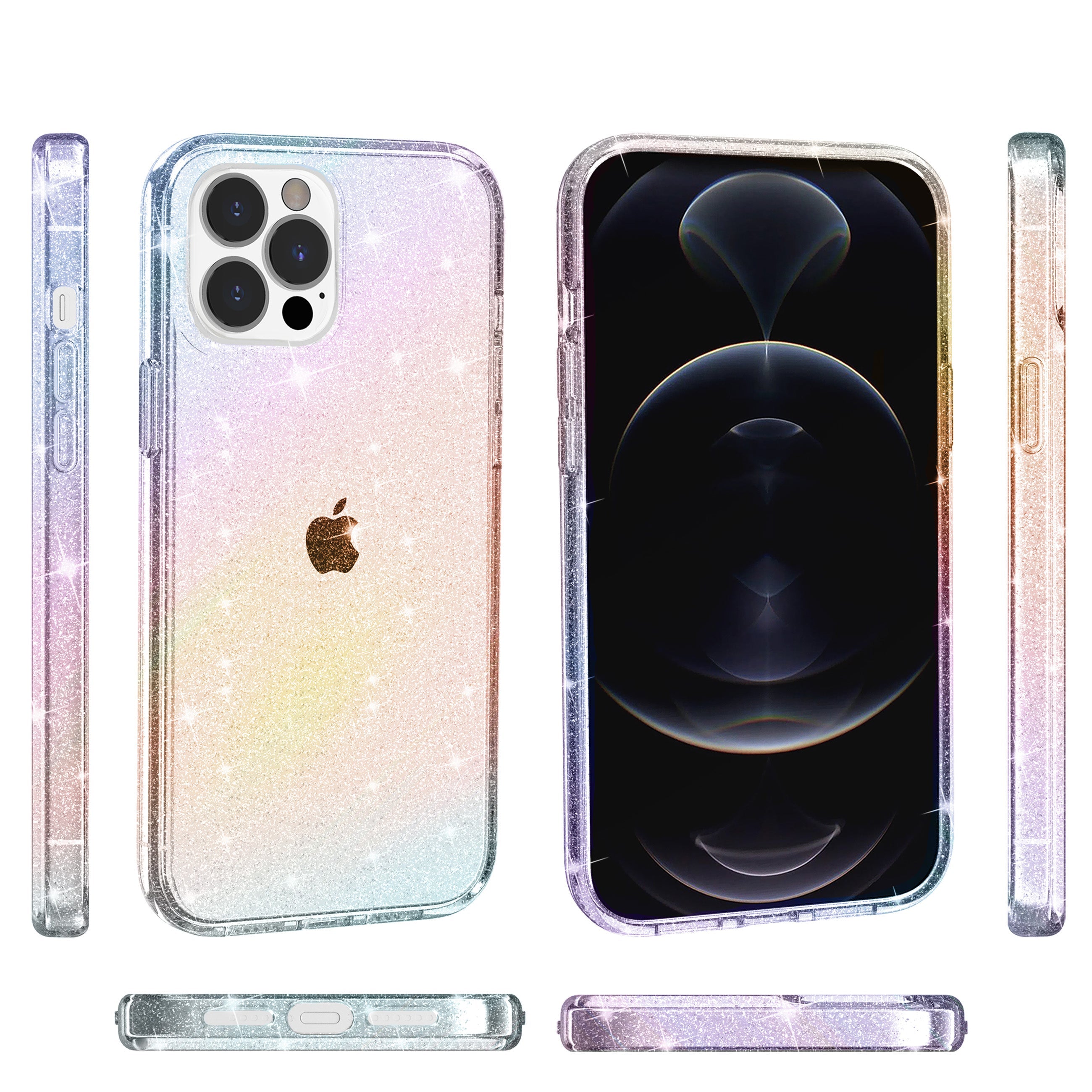 iPhone 14 Pro gradient shiny transparency Case