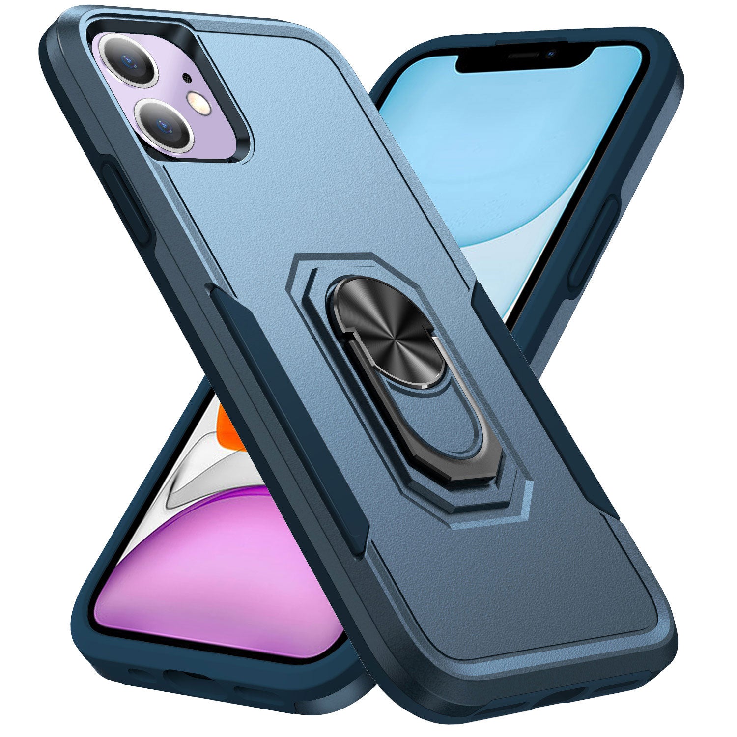 iPhone 11 (6.1’’)Kickstand fully protected heavy-duty shockproof case