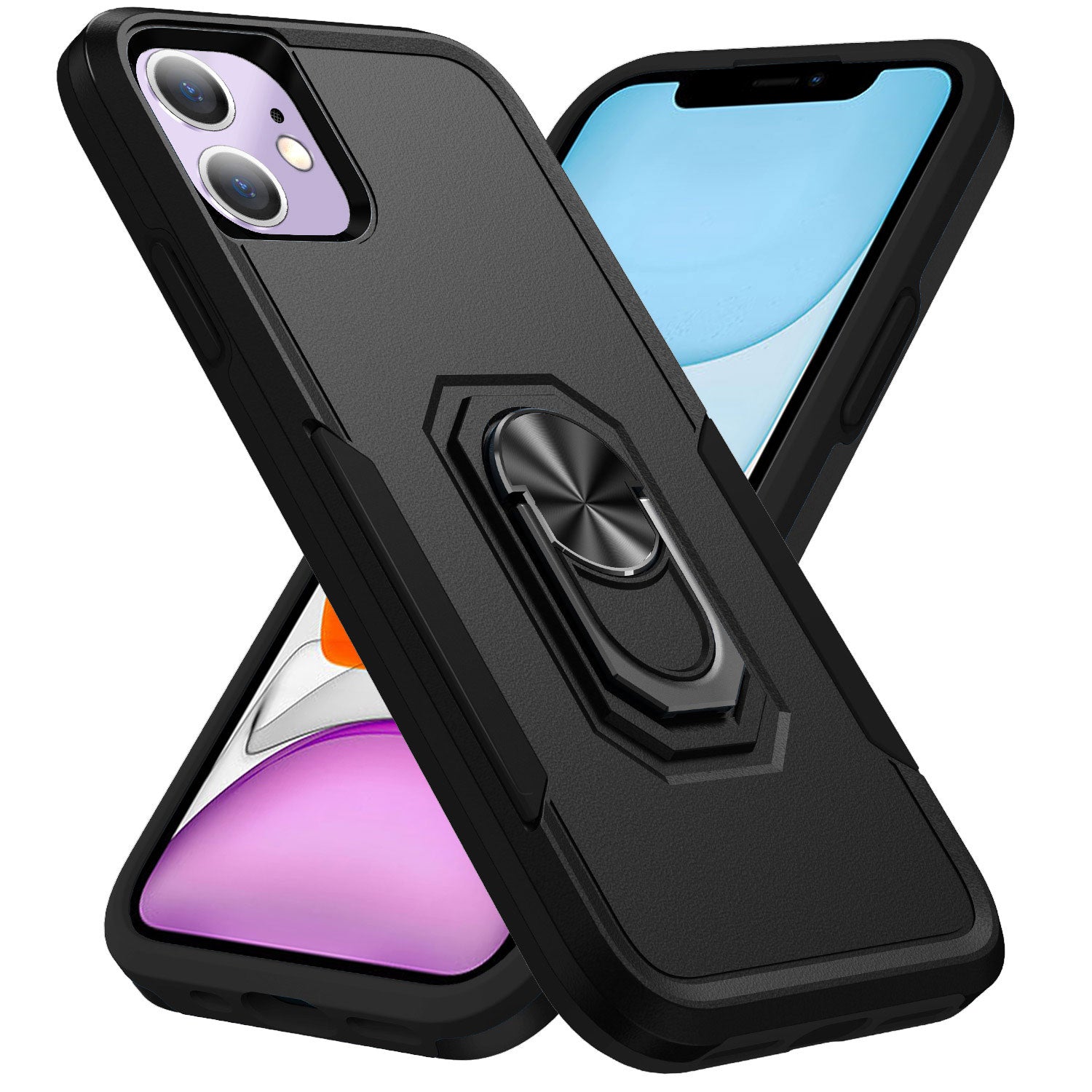 iPhone 11 (6.1’’)Kickstand fully protected heavy-duty shockproof case