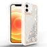 Transparent Floating Glitter Heavy Duty Case Compatible with Apple iPhone 12 Mini (5.4")