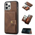 iPhone 14 Pro Magnetic 2 in1  Leather card bag case  and Removable Back Cover