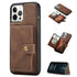 iPhone 14 Pro Max Magnetic 2 in1  Leather card bag case  and Removable Back Cover