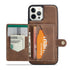 iPhone 14 Pro Magnetic 2 in1  Leather card bag case  and Removable Back Cover