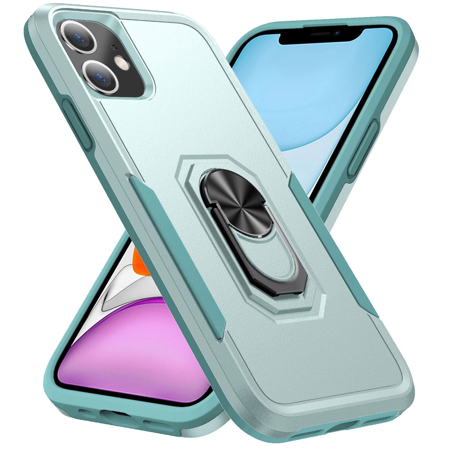 iPhone 11 (6.1’’)Kickstand fully protected heavy-duty shockproof case