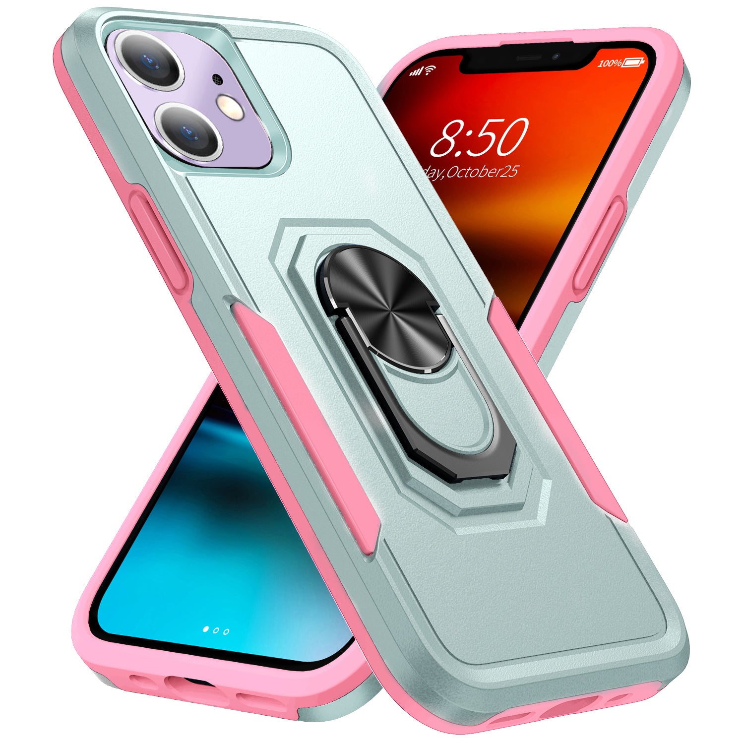 iPhone 11 (6.1’’)Kickstand fully protected heavy-duty shockproof case