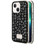 iPhone  13 Diamond inlaid on both sides,color pearl case