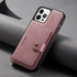 iPhone 14 Pro Magnetic 2 in1  Leather card bag case  and Removable Back Cover