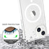 iPhone 14 Plus Transparent magnet case support Wireless Charging