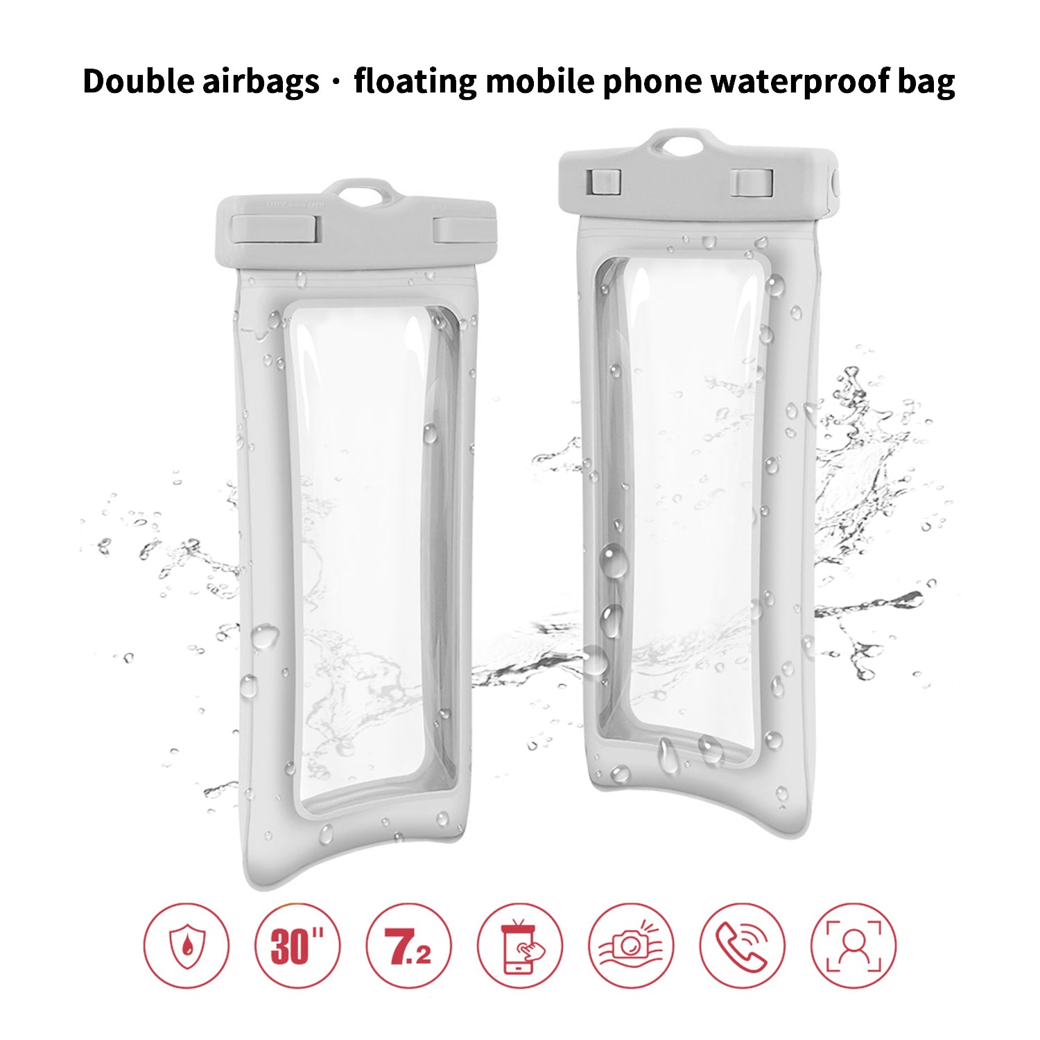 Rafting diving mobile phone waterproof bag