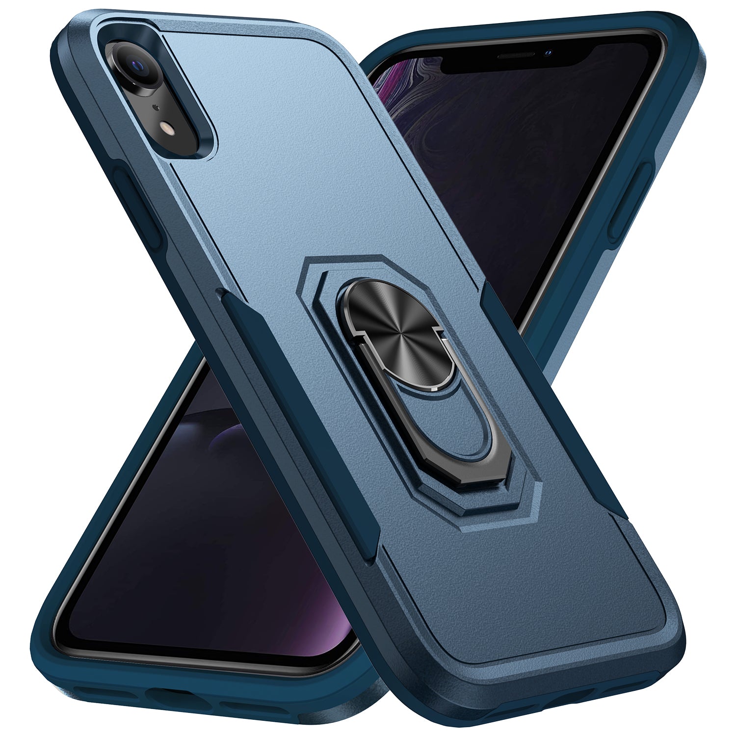 iPhone XR Kickstand fully protected heavy-duty shockproof case