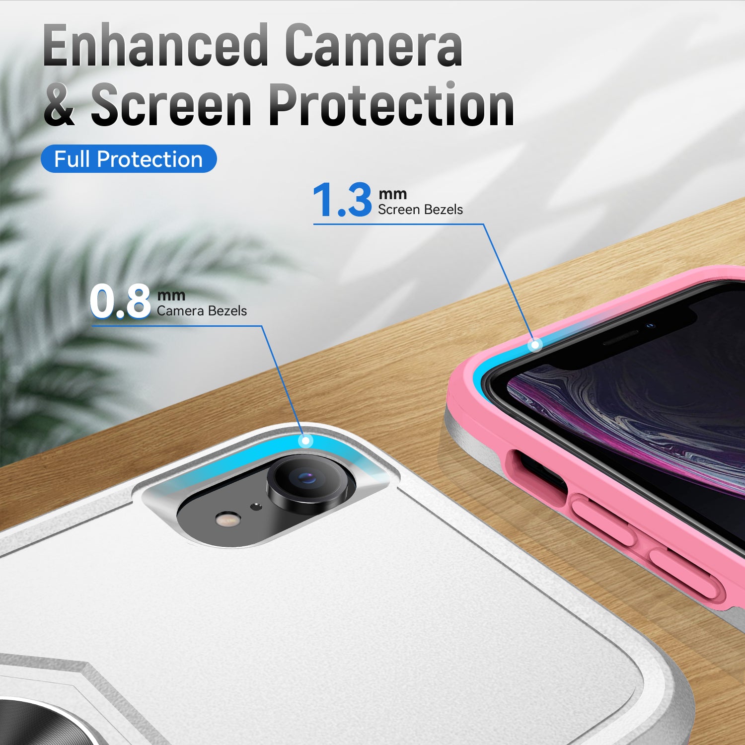 iPhone XR Kickstand fully protected heavy-duty shockproof case