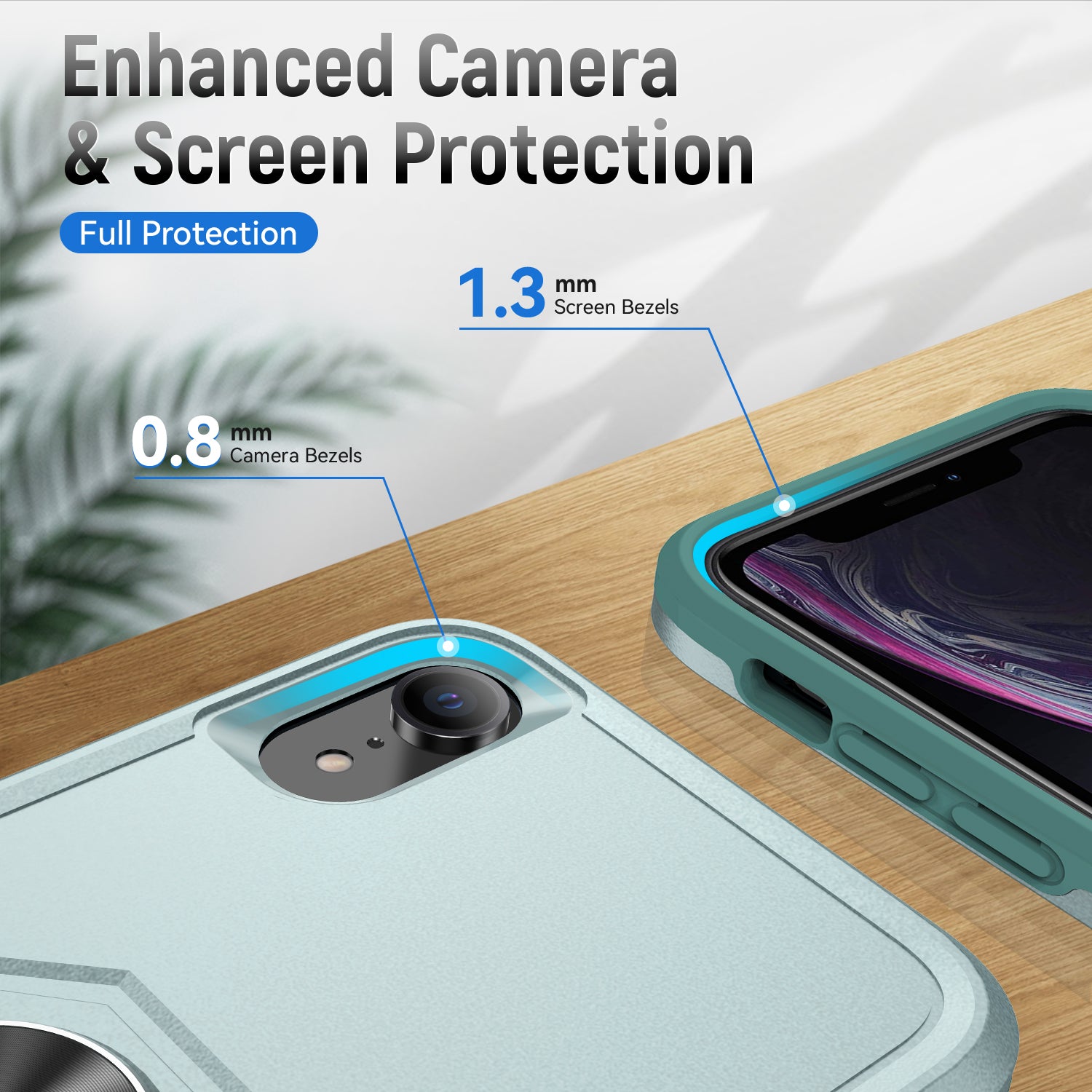 iPhone XR Kickstand fully protected heavy-duty shockproof case