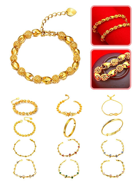 A Dozen of Elegant Fashion Bracelets for Women & Girls (AB9040601)