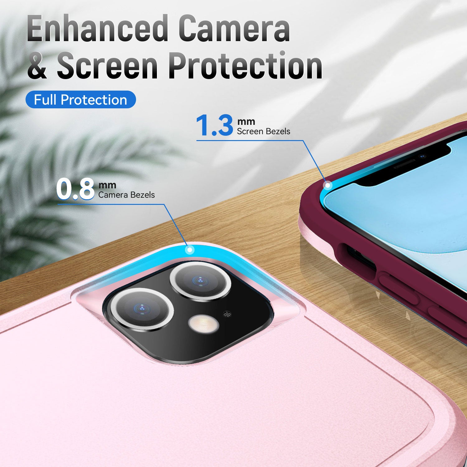 iPhone 11 (6.1’’)Kickstand fully protected heavy-duty shockproof case