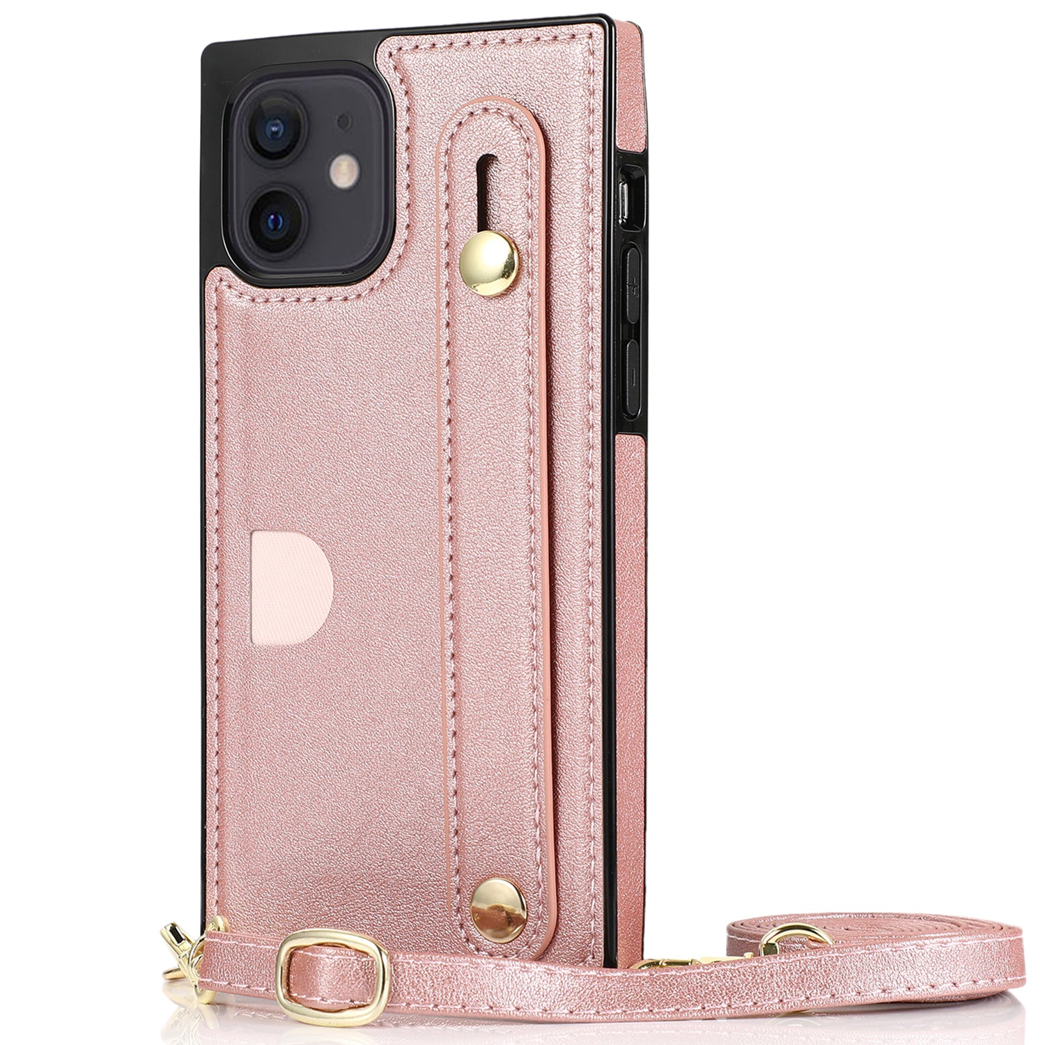 Fashion Leather Case with 1 Credit Card Slots for iPhone 12 Mini (5.4")