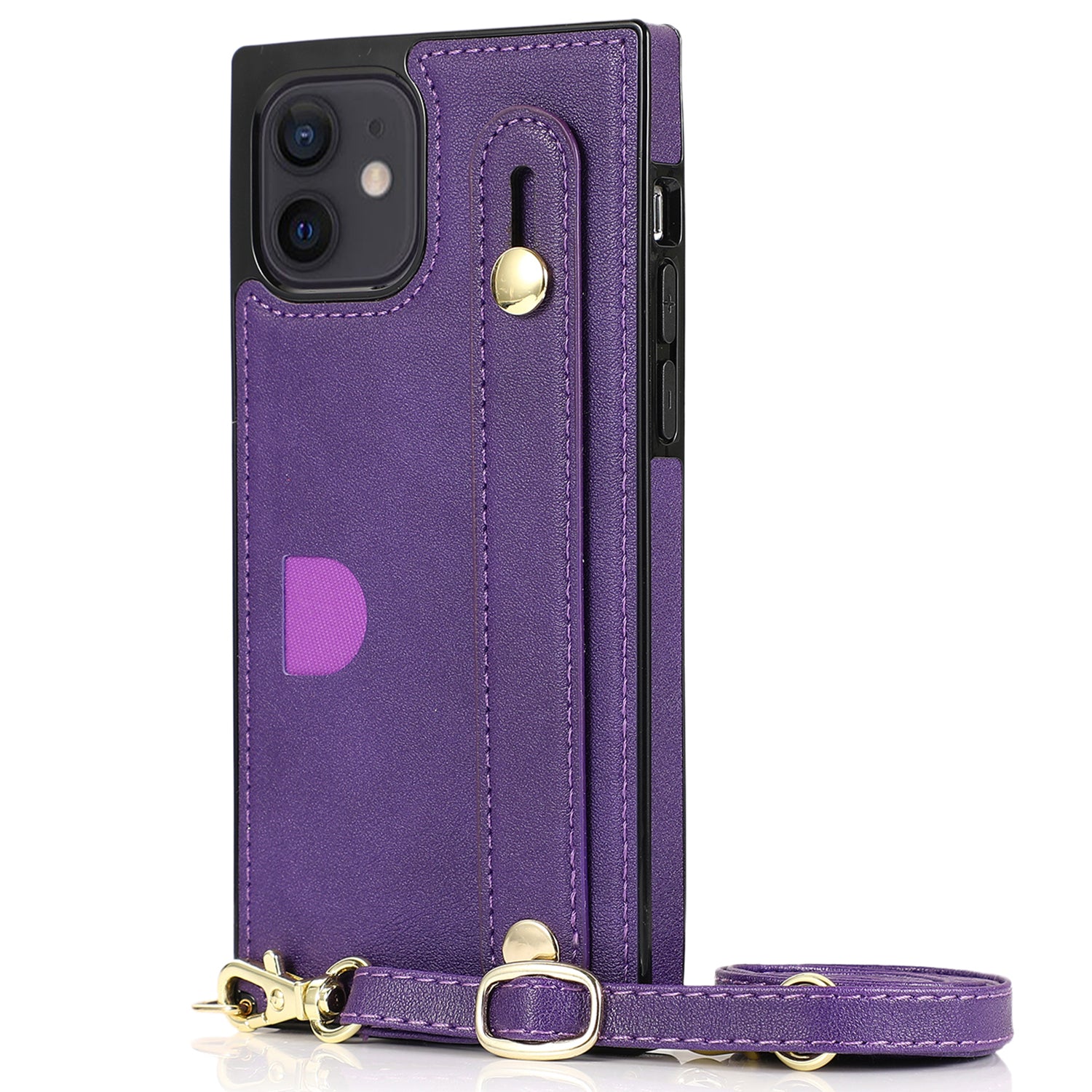 Fashion Leather Case with 1 Credit Card Slots for iPhone 12 Mini (5.4")