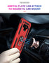 Samsung Galaxy Note 9 Dual Colors Ring Magnetic GPS car mount Phone Holder Case