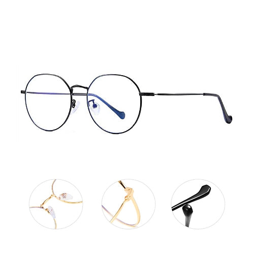 A Dozen of Blue light Blocking Computer Prescription Reading Glasses Metal Frame (1903)