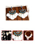 A Dozen of BOHO Petal Drop Lightweight Fashion Earrings for Women Girls (1904251-38)