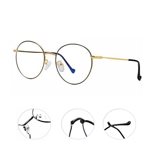 A Dozen of Blue Light Blocking Computer Prescription Reading Glasses Metal Frame (1905)