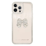 iPhone 13 Pro Diamond frame color electroplating bow case