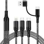 PD fast charging 5-in-1 data cable 2-in-3 charging cable