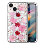 iPhone 13 Soft Plastic Fashion Colorful Flowers Design Case