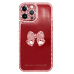 iPhone 13 Pro Diamond frame color electroplating bow case