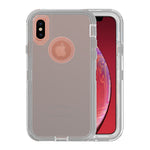 Transparent Full Protection Heavy Duty Case without Clip for Apple iPhone X/Xs