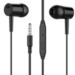 General 3.5mm standard plug wired headset-Black