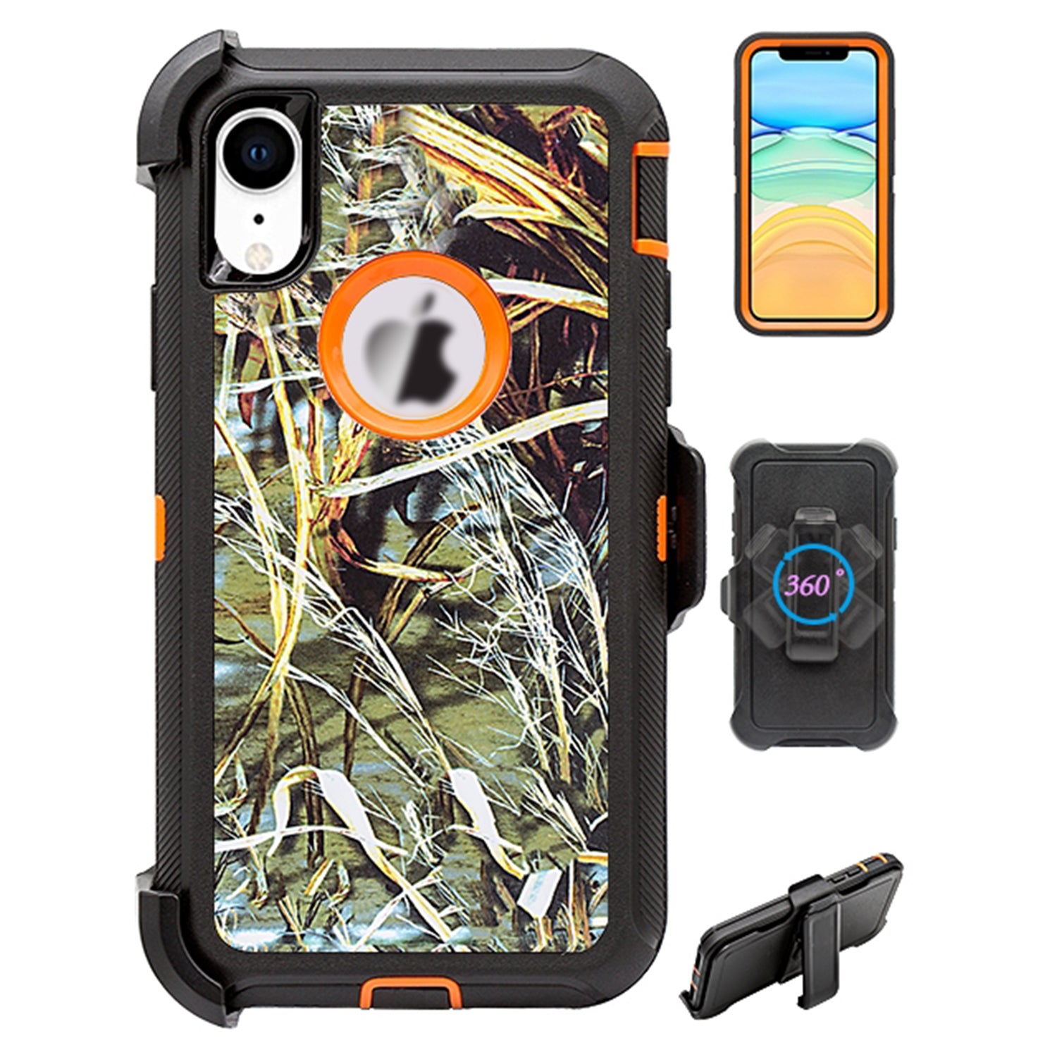 iPhone XR(6.1") Design Full Protection Heavy Duty Case