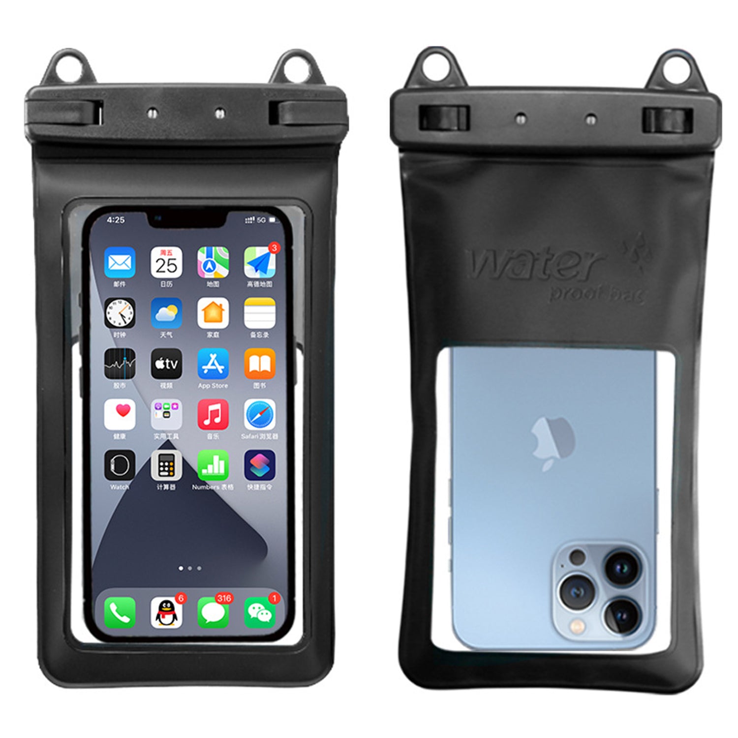 skiing Pendant mobile phone waterproof bag