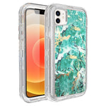 Clear Case for iPhone 12 Mini (5.4") Anti-Shock Durable Protective TPU Heavy Duty Marble case